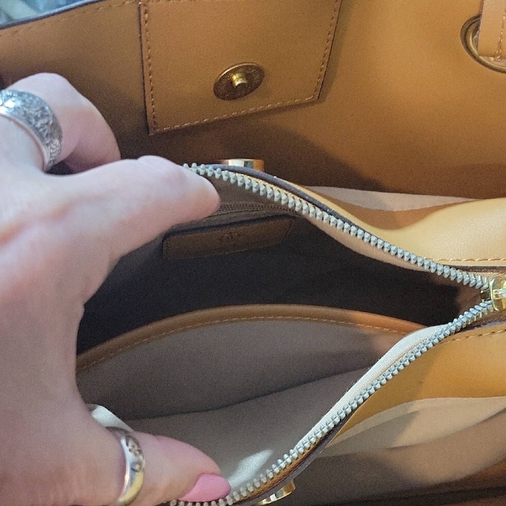 Nanette Lepore Tan Shoulder Bag - Picture 4 of 5